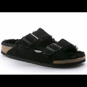 ❌SOLD❌NIB Birkenstock Arizona Suede Shearling 38 M